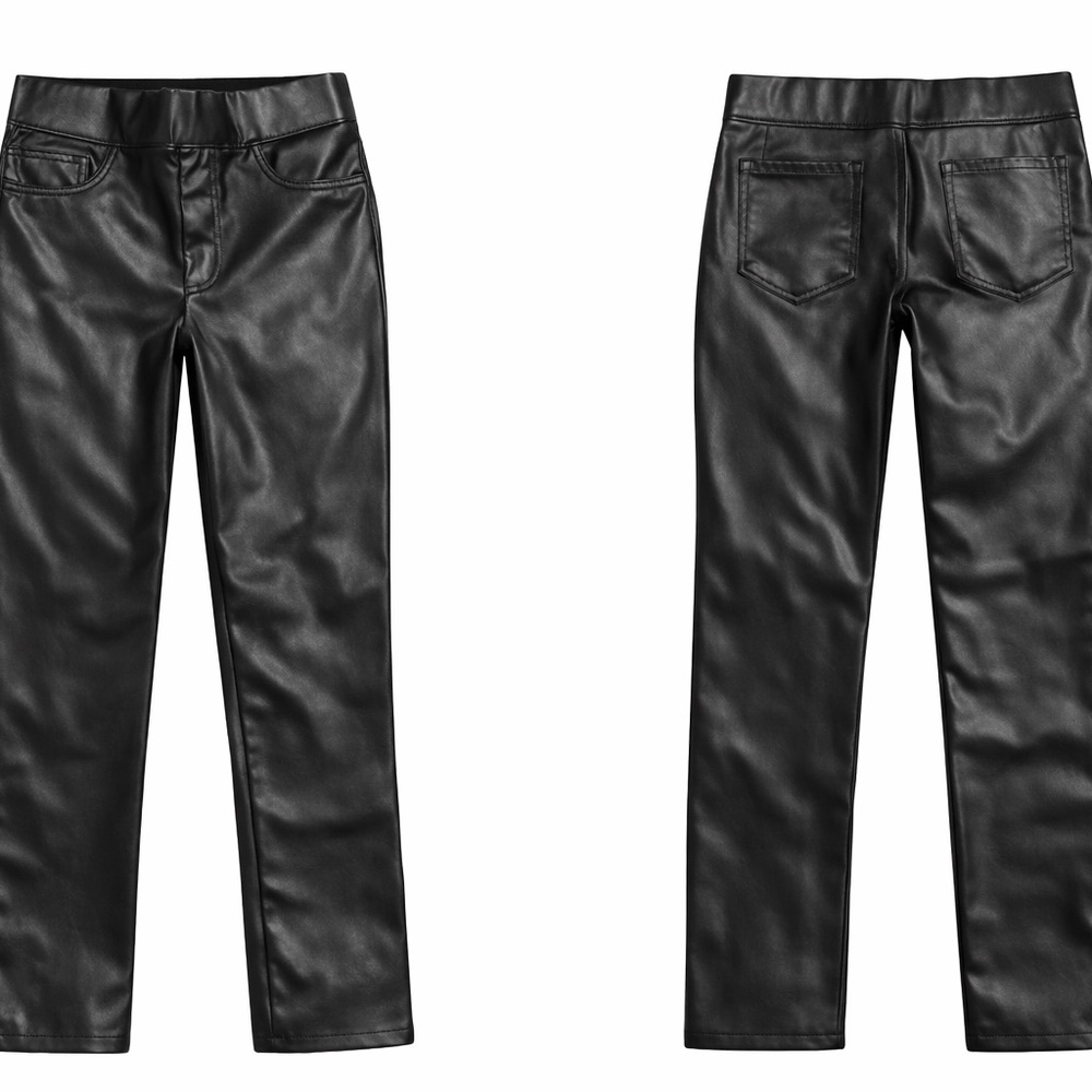 Anna & Ava Faux Leather Leggings in Black